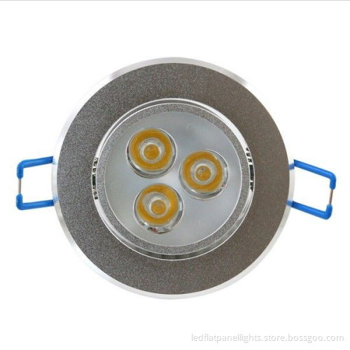 High Power 3w 240lm Led Ceiling Downlights For Bathroom , Ac85-265v